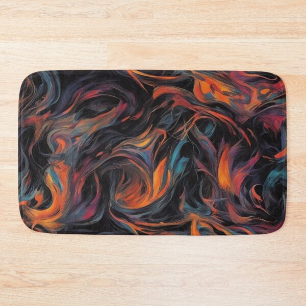 Item preview, Psychedelic Flames, Abstract Expressionism, Digital Art designed and sold by Burn-Ego.