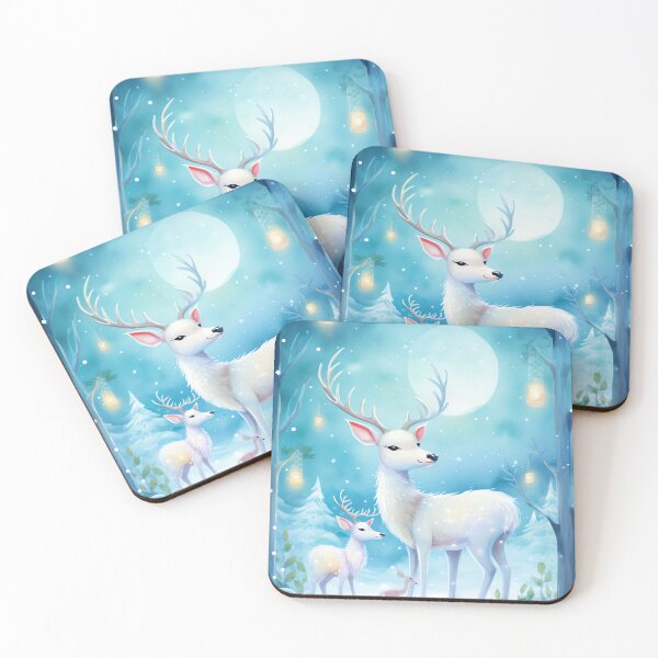 Item preview, Whimsical Winter Reindeer designed and sold by cute-animals99.