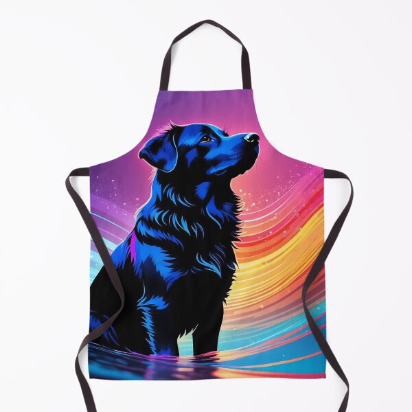 Artikelvorschau, Fantasiehund sitzt im Wasser unter Regenbogenhimmel entworfen und verkauft von WhiteDoveArt.