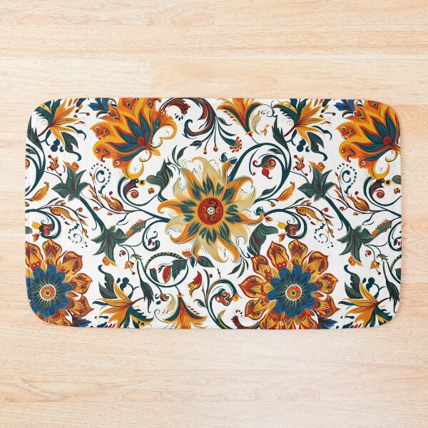 Item preview, Decorative ukrainian folk art flower pattern designed and sold by NBazilenco.