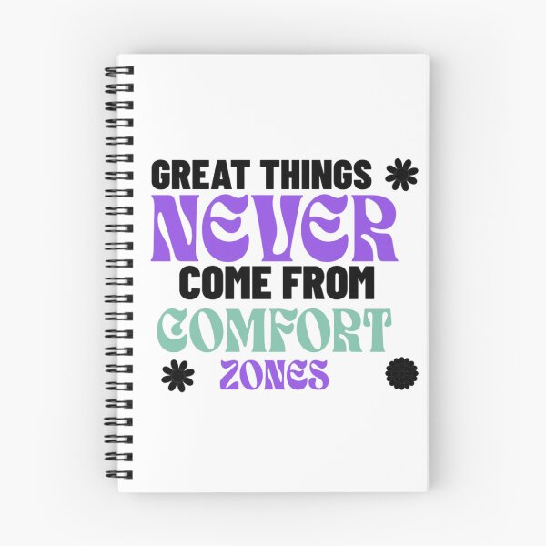 Item preview, Great things never come from comfort zones designed and sold by BlueGoldArt.