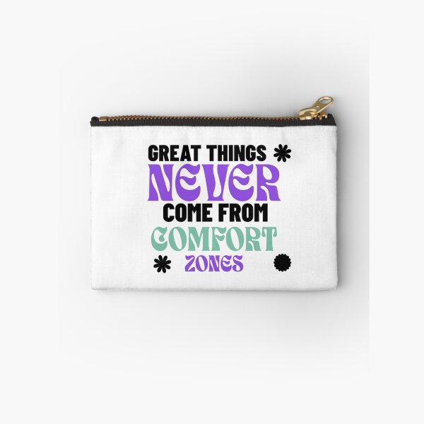 Item preview, Great things never come from comfort zones designed and sold by BlueGoldArt.