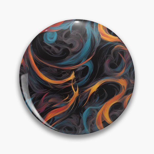 Item preview, Psychedelic Feathers, Abstract Expressionism, Digital Art designed and sold by Burn-Ego.
