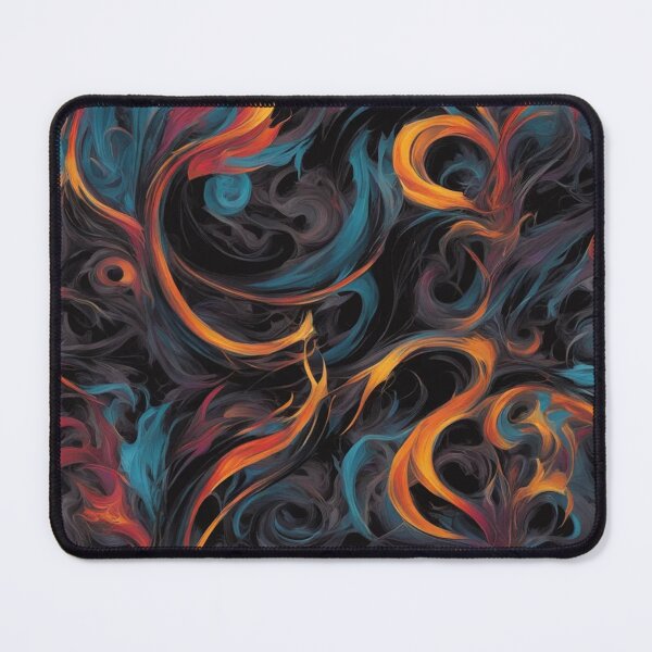 Item preview, Psychedelic Feathers, Abstract Expressionism, Digital Art designed and sold by Burn-Ego.