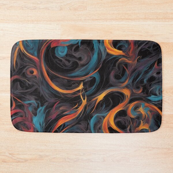 Item preview, Psychedelic Feathers, Abstract Expressionism, Digital Art designed and sold by Burn-Ego.