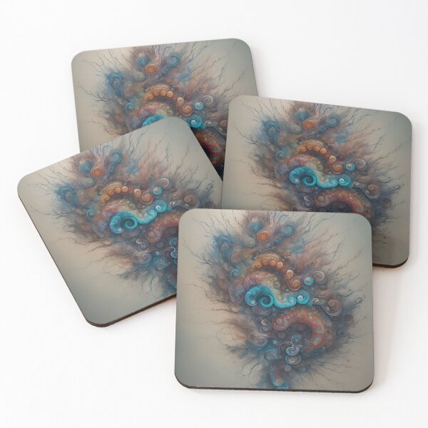 Item preview, Inside of the octopus coloured heart designed and sold by Fantasymachine.