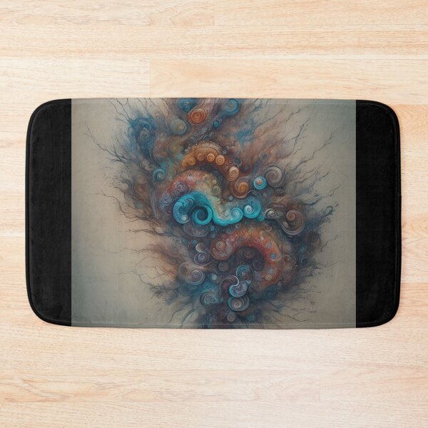 Item preview, Inside of the octopus coloured heart designed and sold by Fantasymachine.