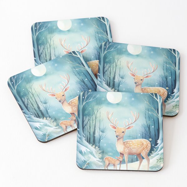 Item preview, Whimsical Reindeer Wonderland designed and sold by cute-animals99.