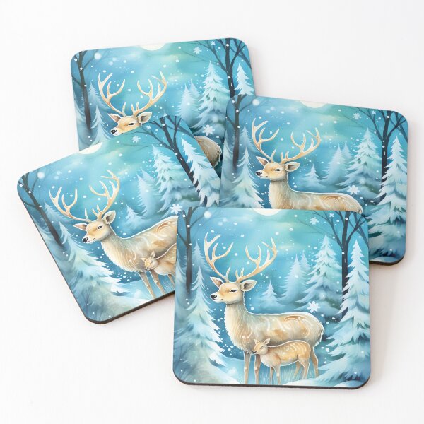 Item preview, Whimsical Reindeer Retreat designed and sold by cute-animals99.