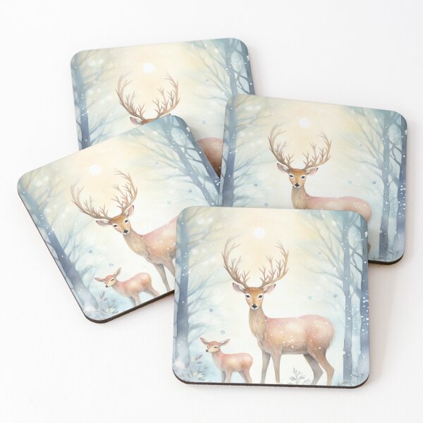 Item preview, Magical Reindeer Forest designed and sold by cute-animals99.