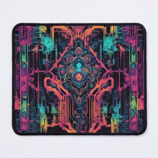 Item preview, Psychedelic Tech, Abstract Expressionism, Digital Art designed and sold by Burn-Ego.