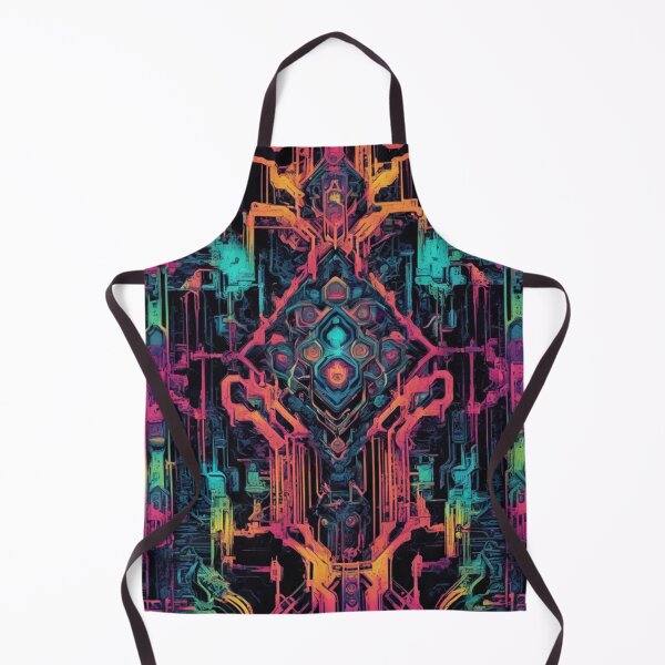 Item preview, Psychedelic Tech, Abstract Expressionism, Digital Art designed and sold by Burn-Ego.