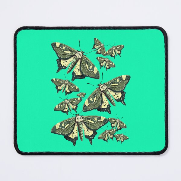 Item preview, Swarm of Beautiful Green Moths. fantasy art designed and sold by LoneAngel.