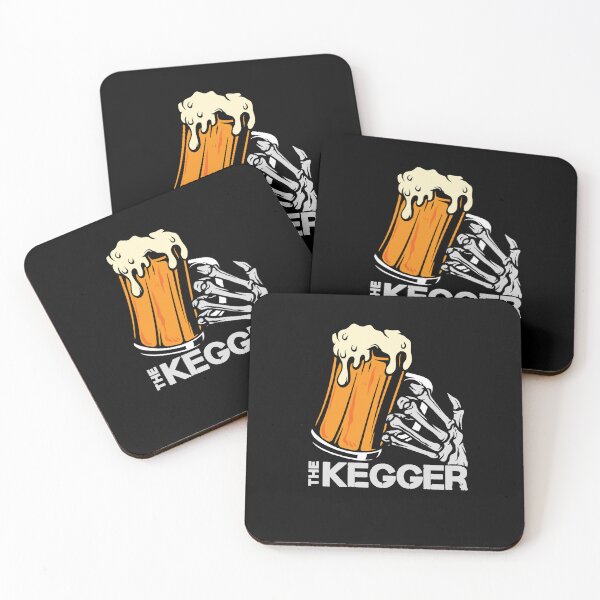 Item preview, The kegger dead bones Vintage skull hand with Beer summer cold brew Design  designed and sold by DeluxeLK.