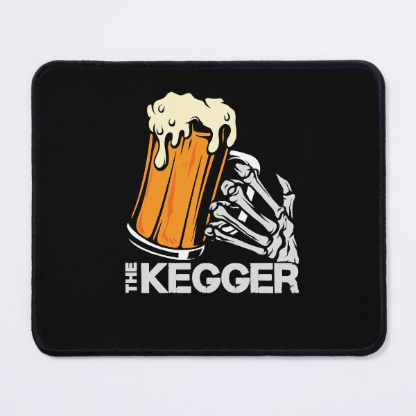 Item preview, The kegger dead bones Vintage skull hand with Beer summer cold brew Design  designed and sold by DeluxeLK.