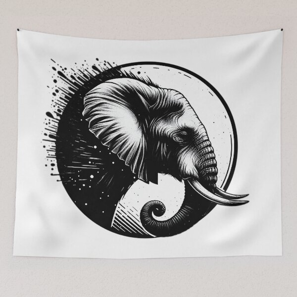 Item preview, Elephant in motion designed and sold by Wallisart.