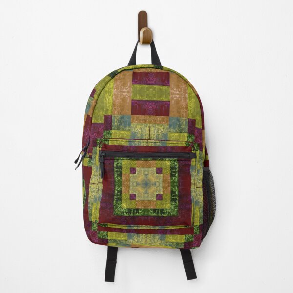 Artikelvorschau, Helles, abstraktes, samtstrukturiertes, mehrfarbiges, geometrisches Patchwork-Muster entworfen und verkauft von ArtistSunny.