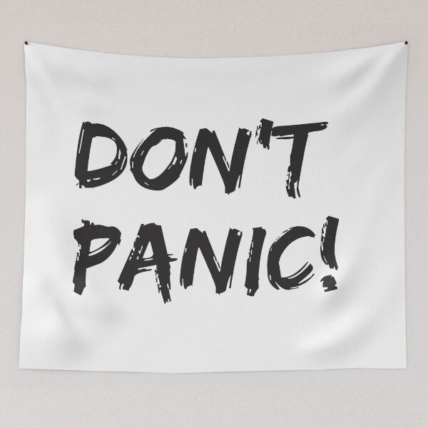 Item preview, Don't panic designed and sold by kuhlartde.