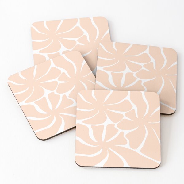 Item preview, Peach Fuzz Abstract Retro 60s 70s Flower Graphic Design designed and sold by IZiets.