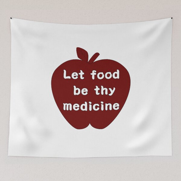 Item preview, Let Food Be Thy Medicine. Hippocrates Quote designed and sold by Rebel-Design.