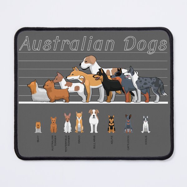 Item preview, Australian Dogs Size Comparisons designed and sold by SUPERHERON.