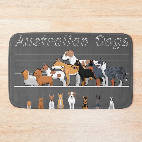 Item preview, Australian Dogs Size Comparisons designed and sold by SUPERHERON.
