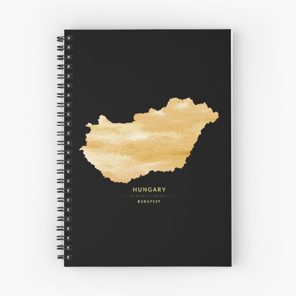 Item preview, Hungary map in gold color designed and sold by Jerhus.