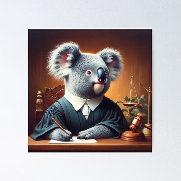 Item preview, Koala Judge designed and sold by CrankyOldDude.