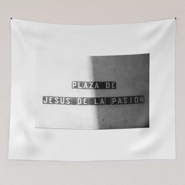 Item preview, Light Shade Street Sign Seville bw designed and sold by eddiebarronshop.