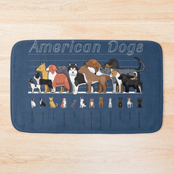 Item preview, American Dogs Size Comparisons designed and sold by SUPERHERON.
