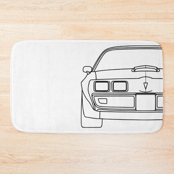 Item preview, Pontiac Firebird Trans Am 1979-1981 square black lined art designed and sold by EdimDesign.