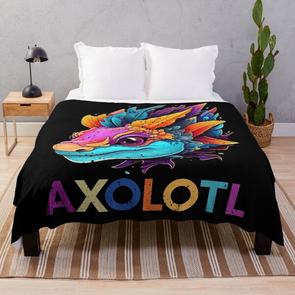 Item preview, Wild Colorful Axolotl designed and sold by BAZART-CREATION.
