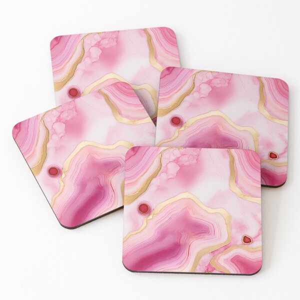 Item preview, Pink Gold Agate Geode designed and sold by Winarrts.