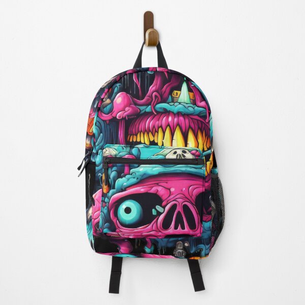 Artikelvorschau, Puppet Bad Trip, Creature Designs, Acid Smile, Psychedelic Fashion, Acid Puppet, Trippy Styles, Lustiges Monster entworfen und verkauft von psytrancedesign.