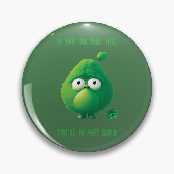 Item preview, Green fart monster with a leaf on its head designed and sold by HarridanCreates.