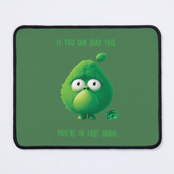Item preview, Green fart monster with a leaf on its head designed and sold by HarridanCreates.