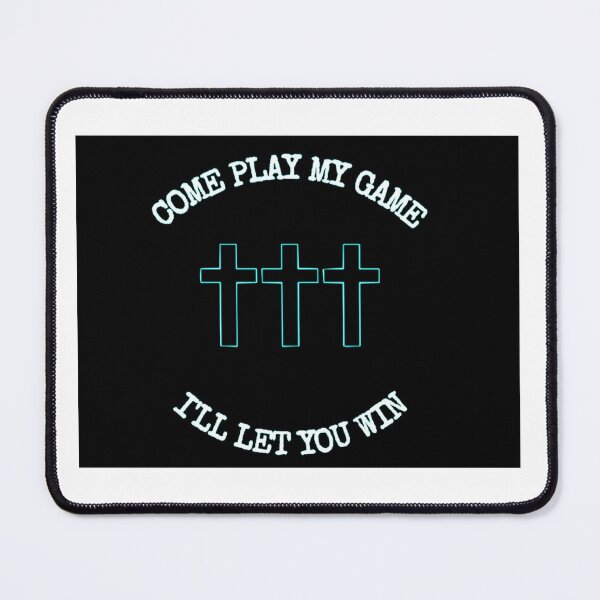 Item preview, Come play my game, black designed and sold by Stephrec.