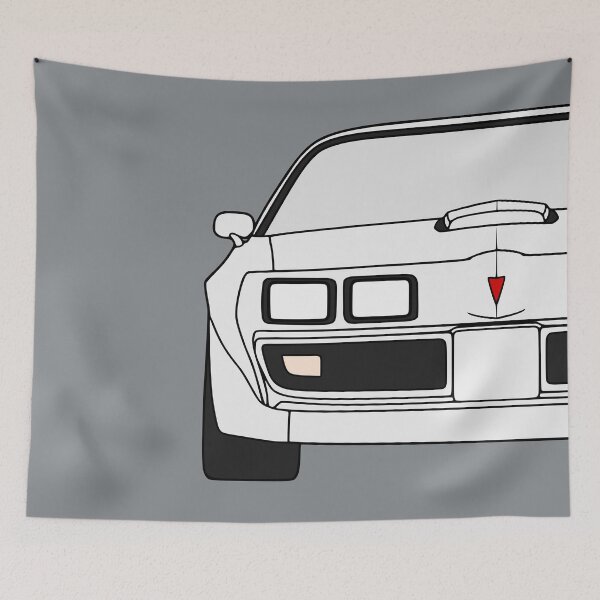 Item preview, Pontiac Firebird Trans Am 1979-1981 square white designed and sold by EdimDesign.
