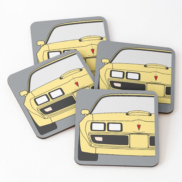 Item preview, Pontiac Firebird Trans Am 1979-1981 square cream yellow designed and sold by EdimDesign.
