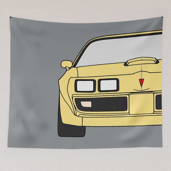 Item preview, Pontiac Firebird Trans Am 1979-1981 square cream yellow designed and sold by EdimDesign.