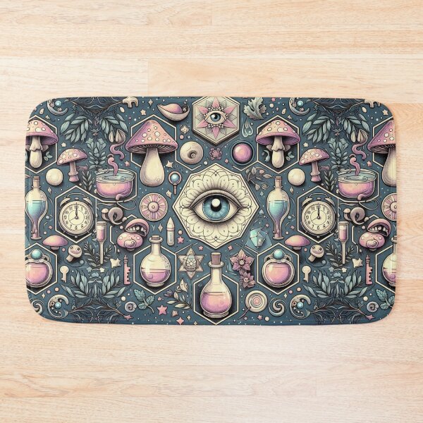 Item preview, Mystical Mushrooms witchcraft magical Fungi designed and sold by CoffeeIsATrip.