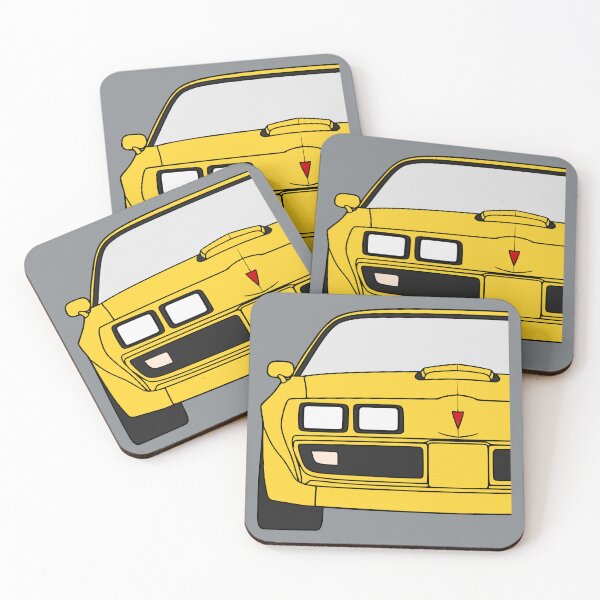 Item preview, Pontiac Firebird Trans Am 1979-1981 square yellow designed and sold by EdimDesign.