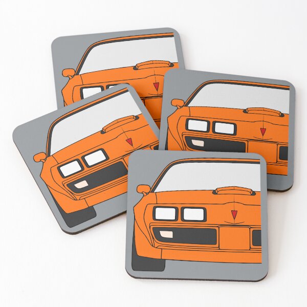 Item preview, Pontiac Firebird Trans Am 1979-1981 square orange designed and sold by EdimDesign.