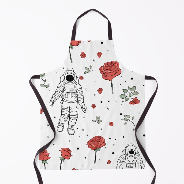 Item preview, Spaceman with red roses designed and sold by ooHalloo.