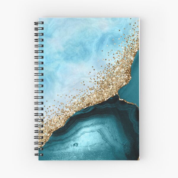 Item preview, Teal Turquoise Gold Glitter Sparkle designed and sold by Winarrts.