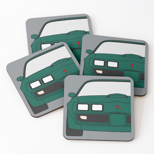 Item preview, Pontiac Firebird Trans Am 1979-1981 square bottle green designed and sold by EdimDesign.