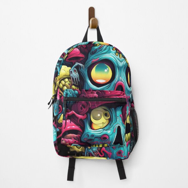 Artikelvorschau, Puppet Bad Trip, Creature Designs, Acid Smile, Psychedelic Fashion, Acid Puppet, Trippy Styles, Lustiges Monster entworfen und verkauft von psytrancedesign.