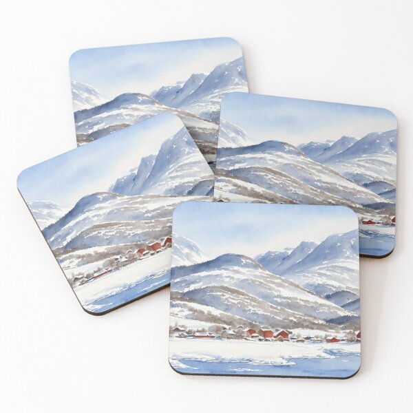 Item preview, Norwegian Winter Landscape designed and sold by Delemore Art.
