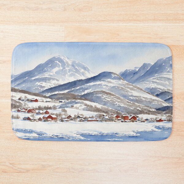 Item preview, Norwegian Winter Landscape designed and sold by Delemore Art.