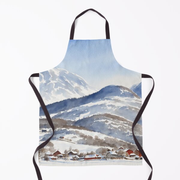 Item preview, Norwegian Winter Landscape designed and sold by Delemore Art.